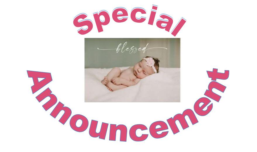 Special Announcement